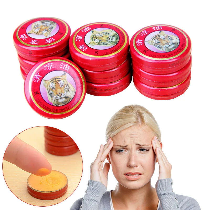 

Wholesale 10pcs Chinese Tiger Balm Ointment Red Refresh Cold Headache Dizziness Insect Stings Heat Stroke Relax Essential Oil