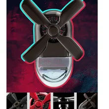 Морской мельница автомобильной выходе Духи автомобиля металлический вентилятор пропеллер ароматерапия эллиптических Минин цинковый сплав