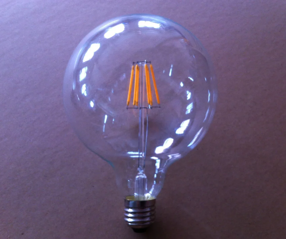 HOT lampada led e27 110v 220v edison bulb G95 4W 6...