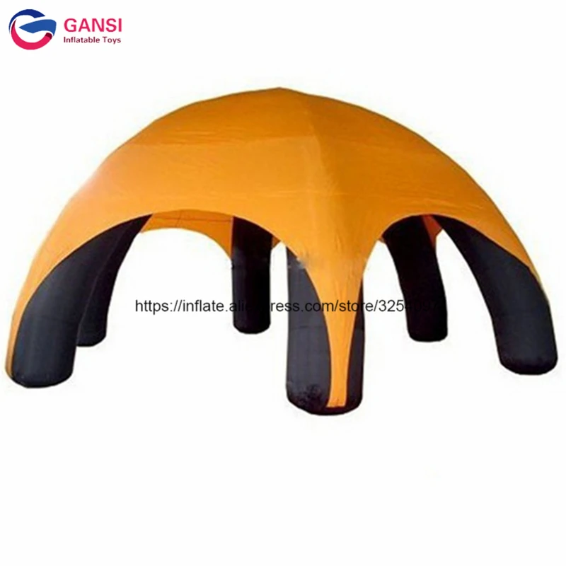 6 Legs Outdoor Inflatable Trade Show Spider Tent ,Blow Up Dome Inflatable Event Shelter Tent With Free Blower elmsk men s 2023 spring new elastic work pants foreign trade loose casual large size multi pocket straight leg pants with free b