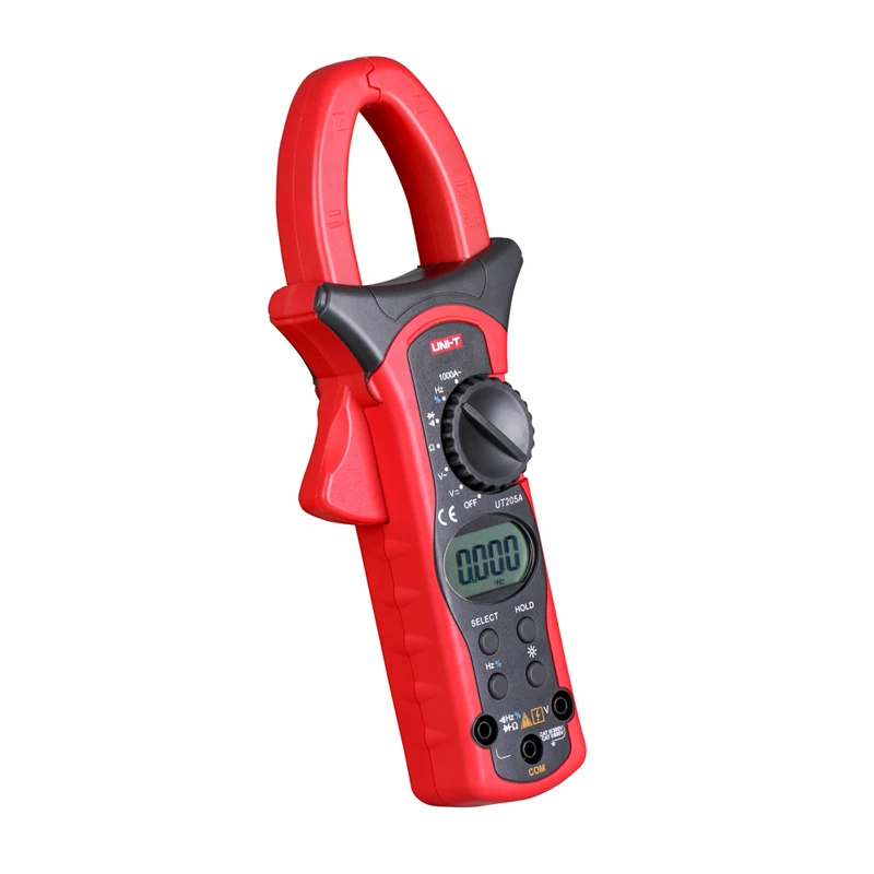 UT205A 3 3/4 Digital Auto Range Digital Clamp Multimeters 1000A 600V