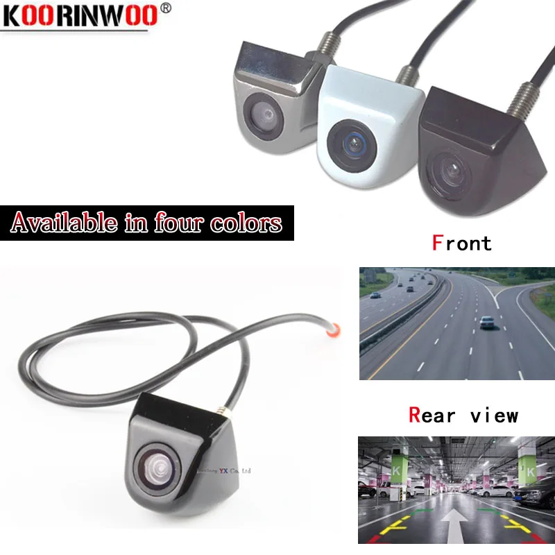 Камера для парковки Koorinwoo 4 цвета CCD HD противотуманная водонепроницаемая