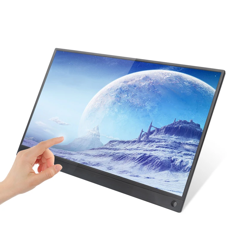  Portable Monitor HDMI USB Type-C Full HD 15.6 inch 1080 IPS LCD Monitor Built-in Dual Speakers Comp