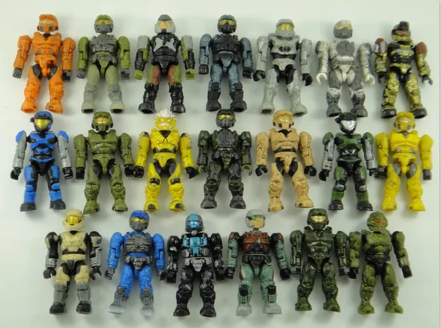 10PCS random Mega Bloks Halo quality Action Figure game's