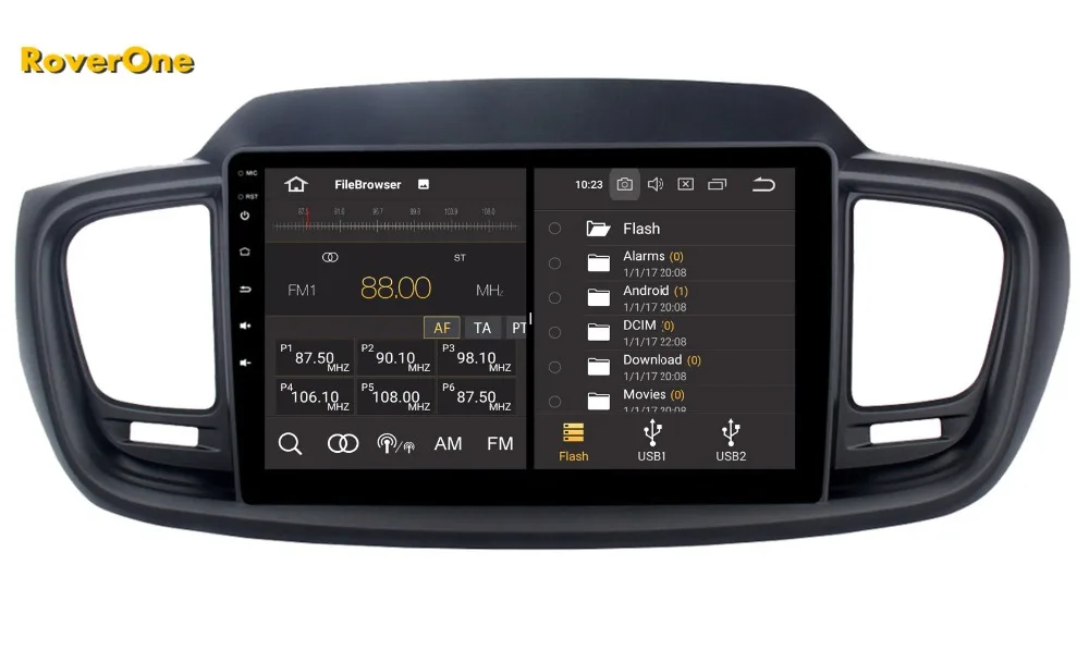 Clearance RoverOne Android 9.0 Car Multimedia System For Kia Sorento 2015 2016 Octa Core Radio GPS Navigation Media Player PhoneLink 17