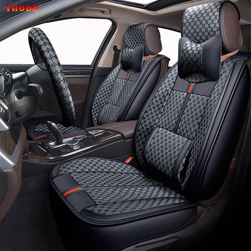 

Ynooh car seat cover for audi a3 8p soprtback a6 4f 8l a5 100 c4 q5 q7 cover for vehicle seat