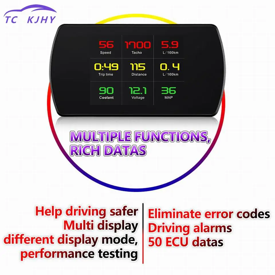 

2018 Hud Head Up Display Digital Car Speed Projector On-board Computer Speedometer Windshield Projetor Hud Display Car Car Hud