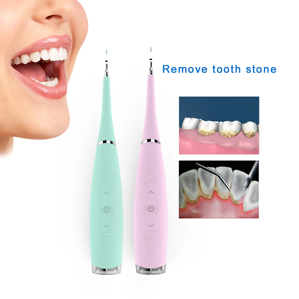 

Professional 5 Modes Electric Dental Scaler Sonic Silicone Tooth Cleaner Rechargeable USB Tooth Calculus Remover Stains Tartar