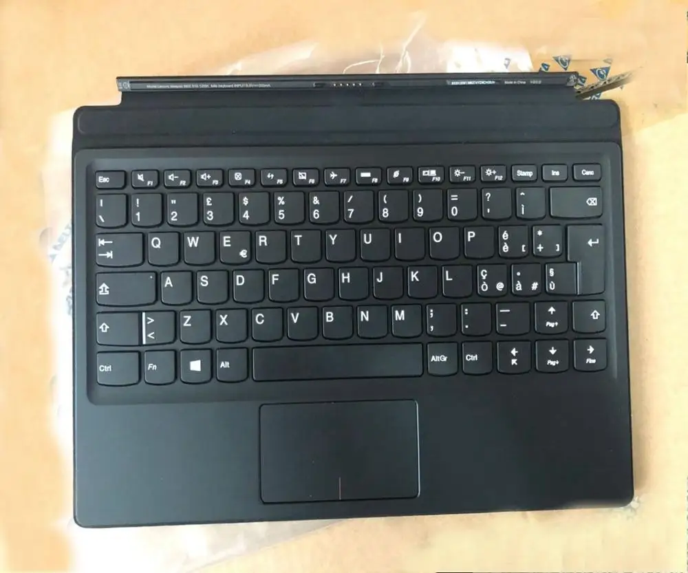 Новая Оригинальная клавиатура для lenovo ideapad MIIX 510 12ISK MIIX 510-12ISK Folio keyboard UK layot