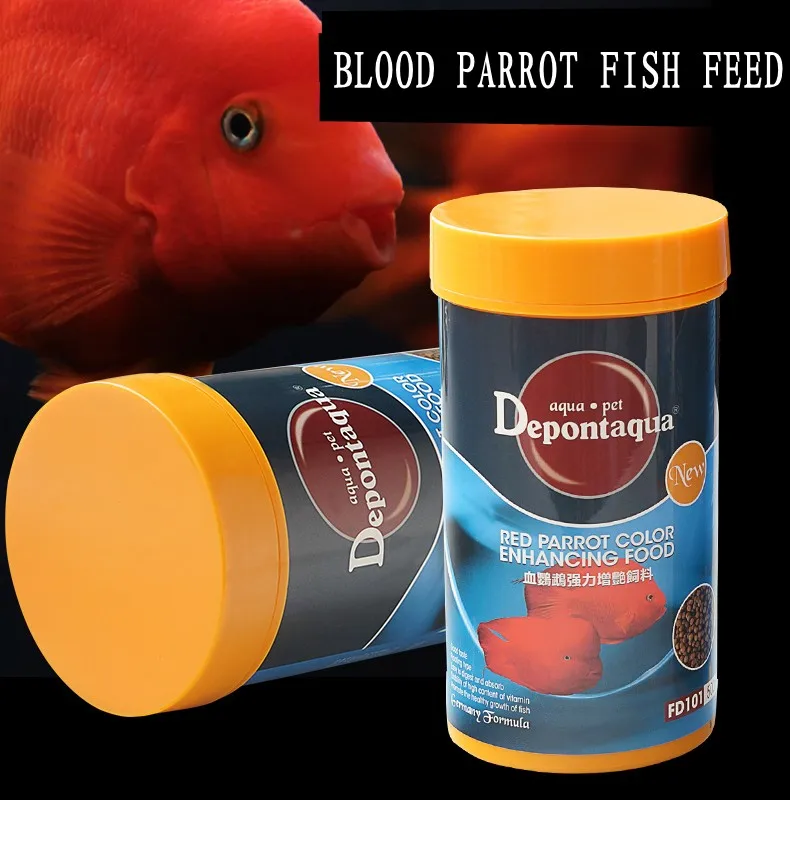Depont богатый корм для попугая крови, кормов для рыб, сильный гиперхомический корм, Красный Попугай, повышающий цвет пищи, 500 мл/1000 мл