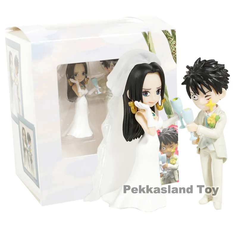 MONKEY D LUFFY & BOA HANCOCK SET BODA WEDDING DAY SET ONE PIECE Anime