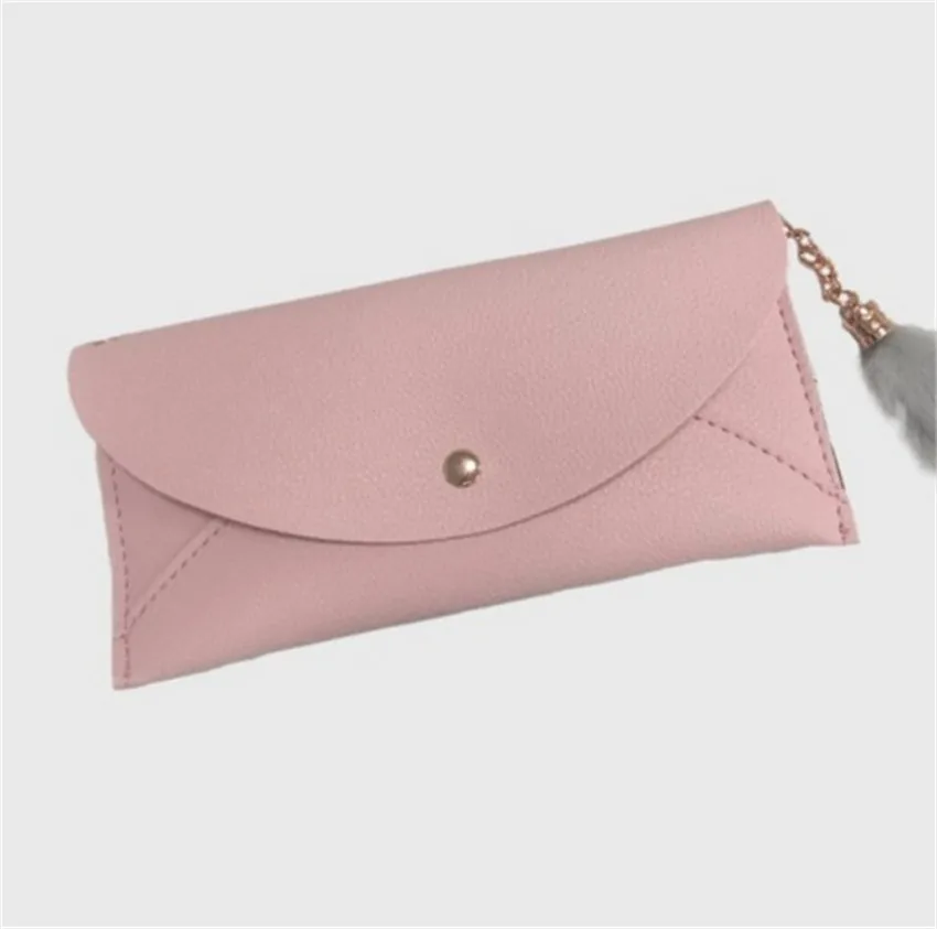 

New Lady Purse Female Long Style Japanese And Korean Students Simple Personality Multi-Functional Slim Wallet