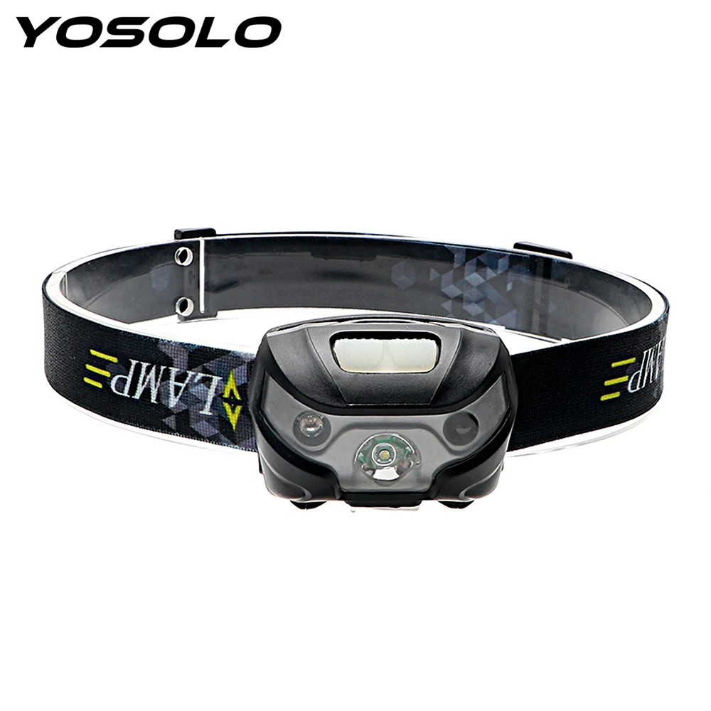 

iTimo 4 Modes LED Headlamps Motion Sensor Headlight for Camping Hiking Hunting Night Fishing Lantern Flashlight