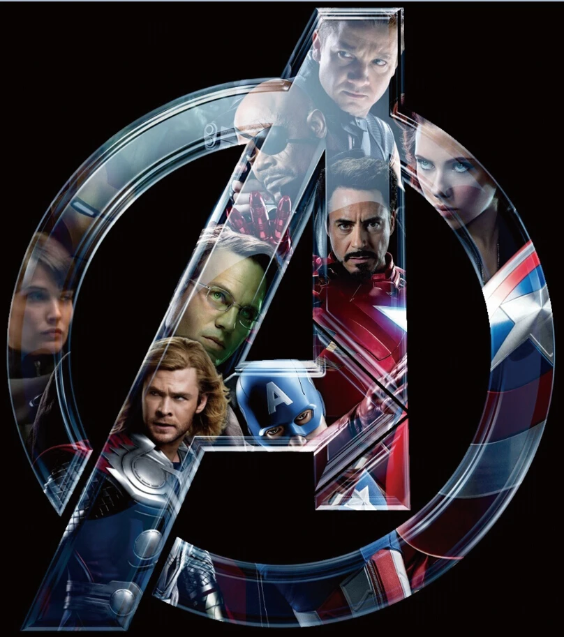 Free Shipping Avengers Marvel Superhero Logo Poster Home Wall Decor Custom Art Print Silk Wallpaper Unframed 656 Superhero Logos Art Printlogo Marvel Aliexpress