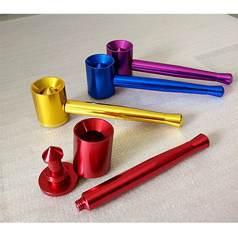 Metal Pipe Tobacco Smoking Pipes Gift Mill Smoke Narguile Weed Herb