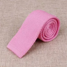 Mantiqingway брендовые модные одноцветные Вязаные Галстуки для костюмный галстук тонкий обтягивающий галстук для свадьбы деловой Повседневный галстук для мужчин