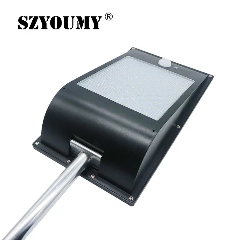 SZYOUMY Livraison DHL 81 LED Solaire Rue Lumière 1000lm Étanche PIR Motion Sensor Solar Power Mur Lumière Extérieure Lampe de Sécurité