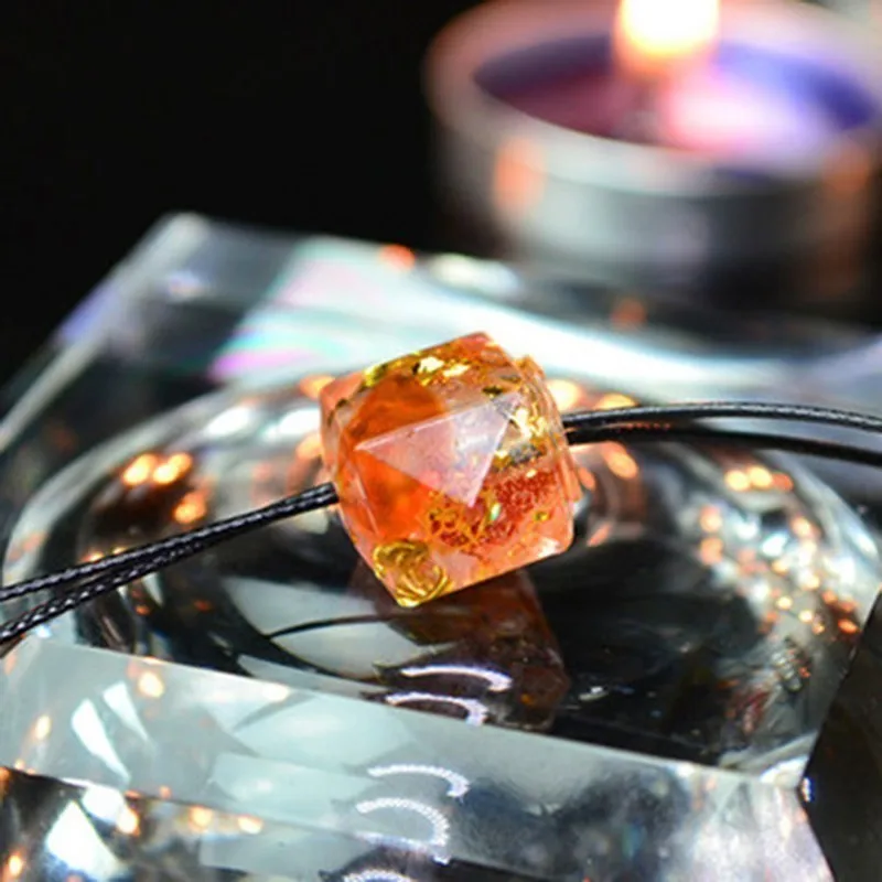 AURAREIKI Orgone Aogan ожерелье с положительной энергетикой преобразует отрицательный передачи энергии бусины Кристалл 925 серебро ключицы цепи