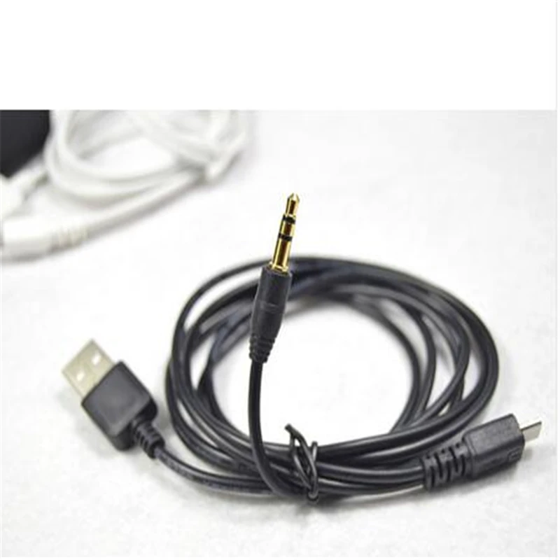 Free shipping micro 3.5 mm automotive auxiliary audio cable charger
