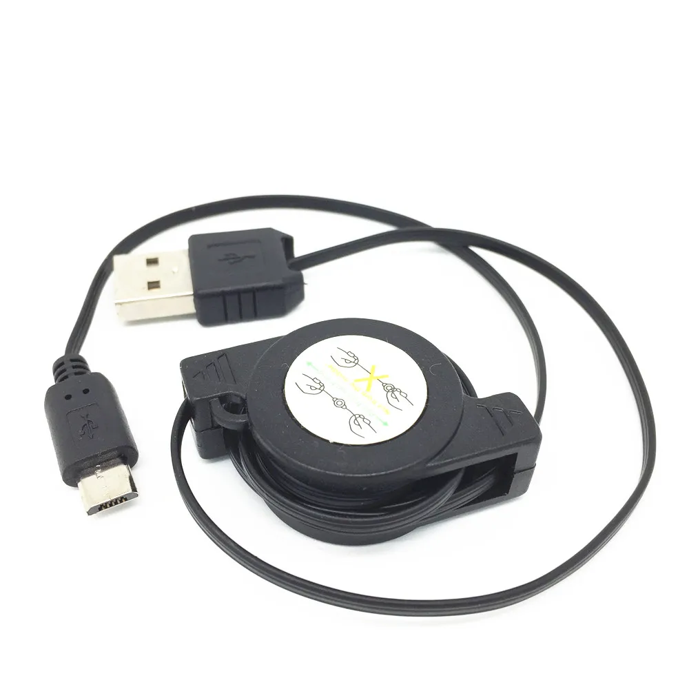 Выдвижной Micro USB кабель для зарядки и синхронизации данных Motorola Droid A855 X Mb810 Backflip Qa1