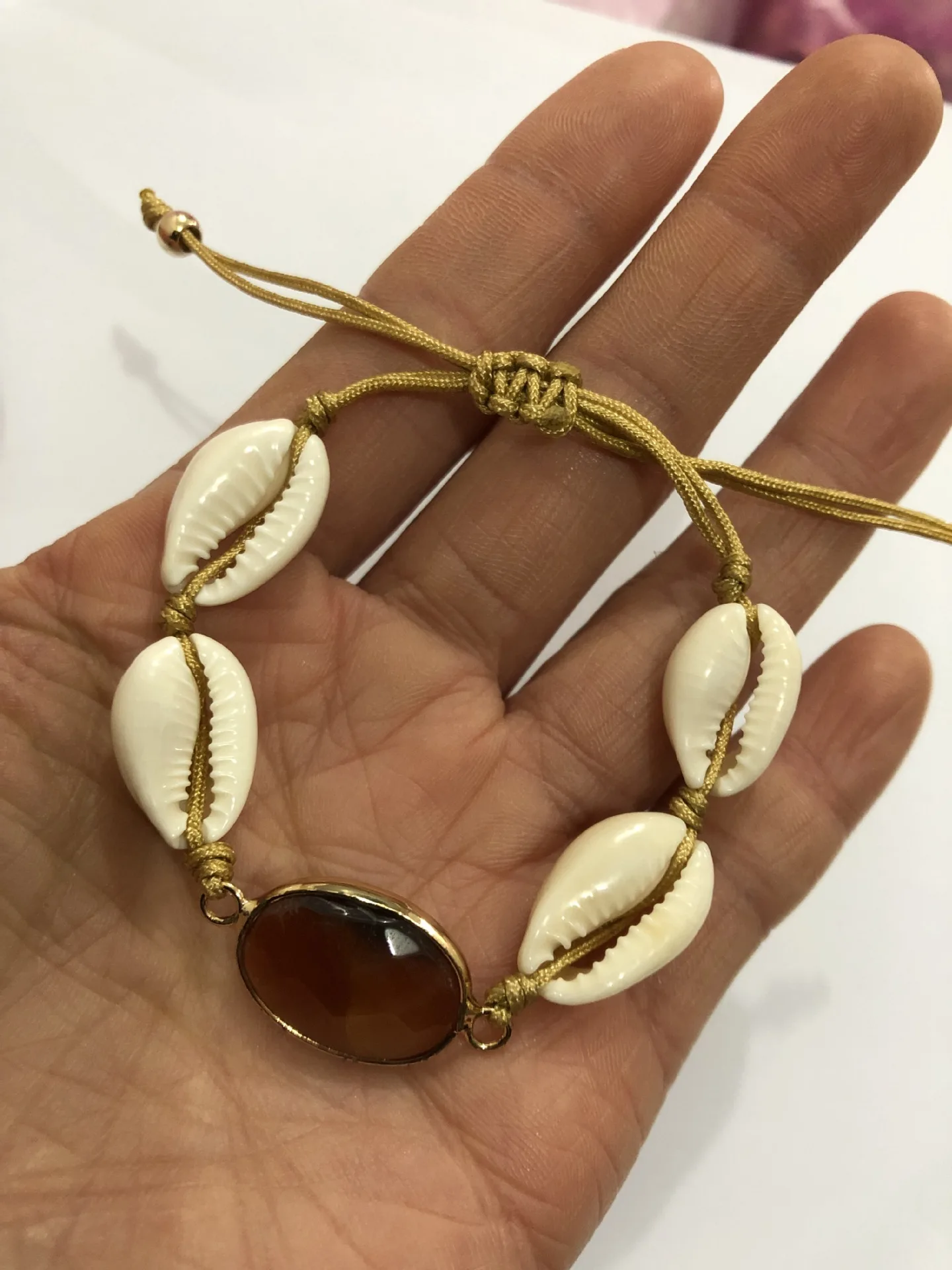 MLING винтажный браслет в виде ракушки для женщин Золотой регулируемый браслет на запястье женские ювелирные изделия бохо подарки