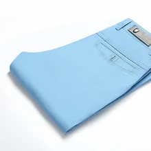 Jbersee, летние мужские брюки, новинка, тонкие, хлопок, бизнес стиль, модные, одноцветные брюки, мужские брюки, большие размеры 29-40, pantalon hombre