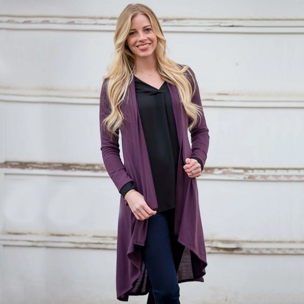 

2018 Autumn Winter Fashion Cotton Leisure Women Long Sleeve Loose knitting Sweater Lady Knitted Female Cardigan