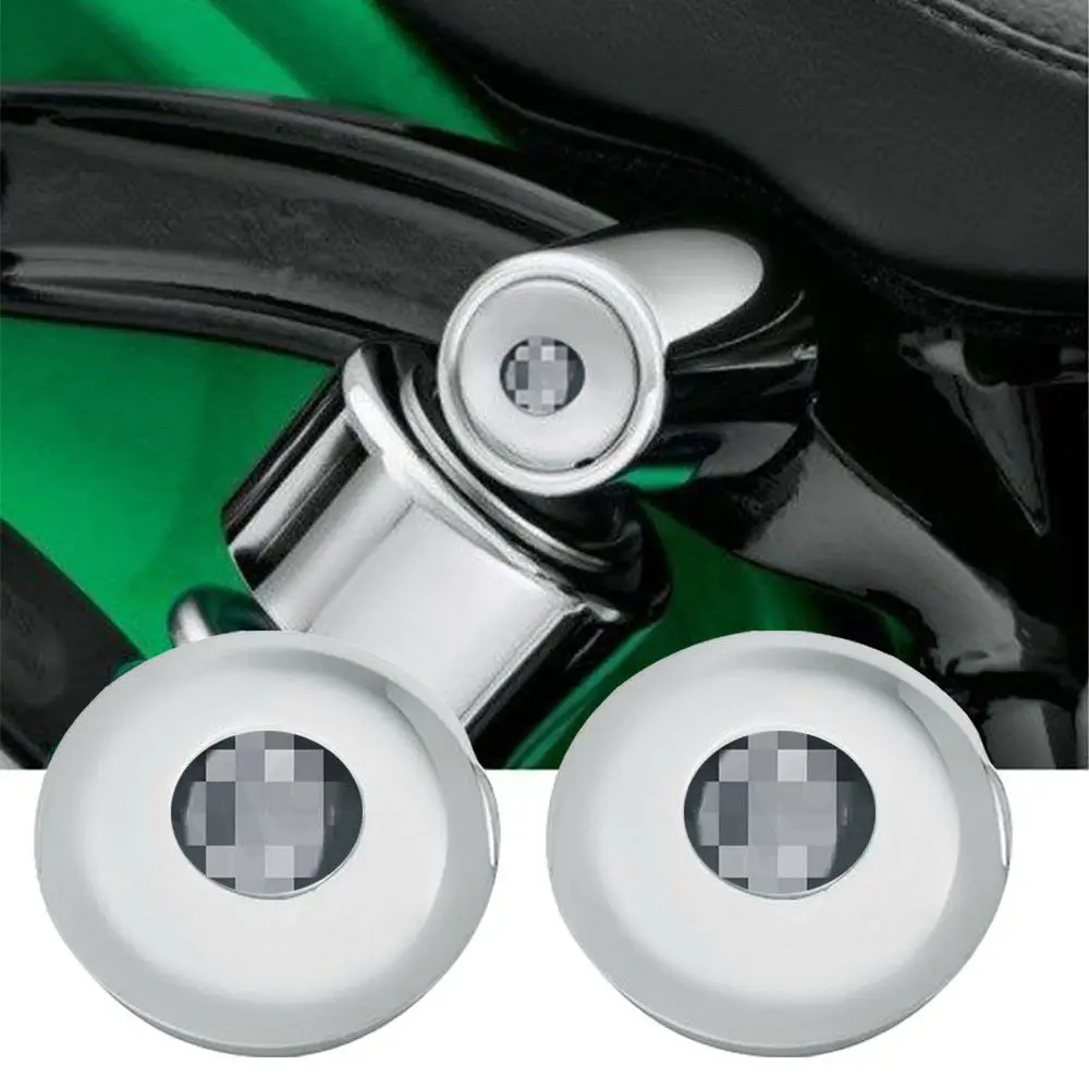 Chrome Shock Bolt Cover Kit For Harley 2004 UP Sportster 48 72 Iron XL