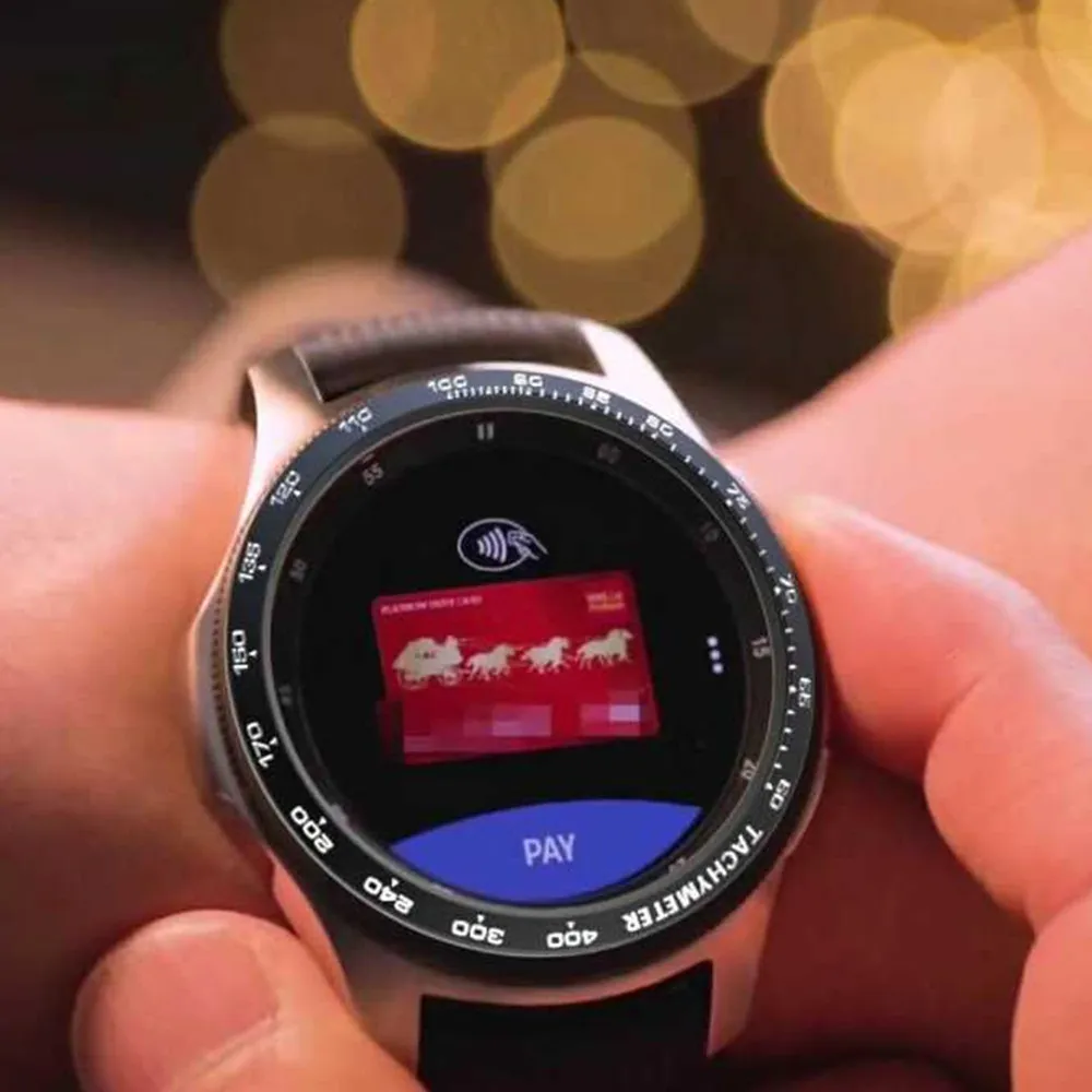 Gear S3 frontier ободок для samsung Galaxy Watch 46 мм 42 мм Шестерня S3 классическое кольцо клейкий чехол для часов анти аксессуары для часов