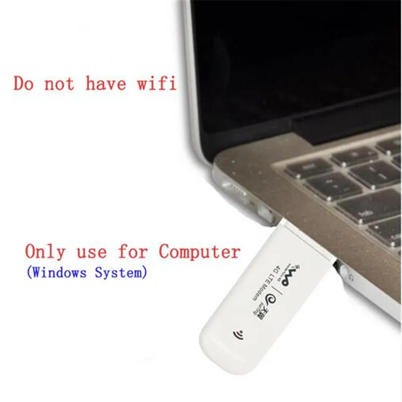 Adaptador de Rede Universal sem Fio com Sim Tianjie Modem Dongle Móvel 100 Mbps Cat 3 Banda Larga Desbloqueado 4g Usb - Imagem 3