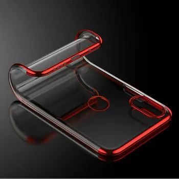 

50pcs/lot For Redmi Note 8 Pro Note 7 Pro K20 Pro Case Transprent Chromed TPU Case For Xiaomi MI A3 9T Pro Redmi 7A 7 6A 6 Pro