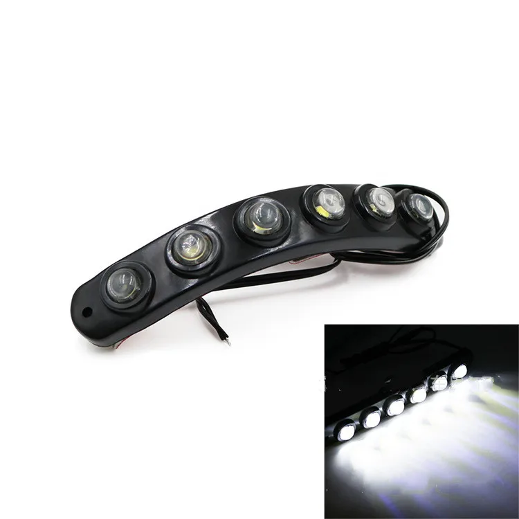 2 * продажи 6smd светодиодный DRL Дневной светильник стайлинга автомобилей