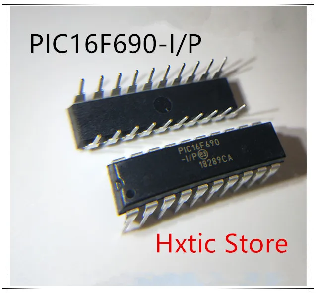 10pcs lot PIC16F690 I P PIC16F690IP PIC16F690 16F690 DIP20