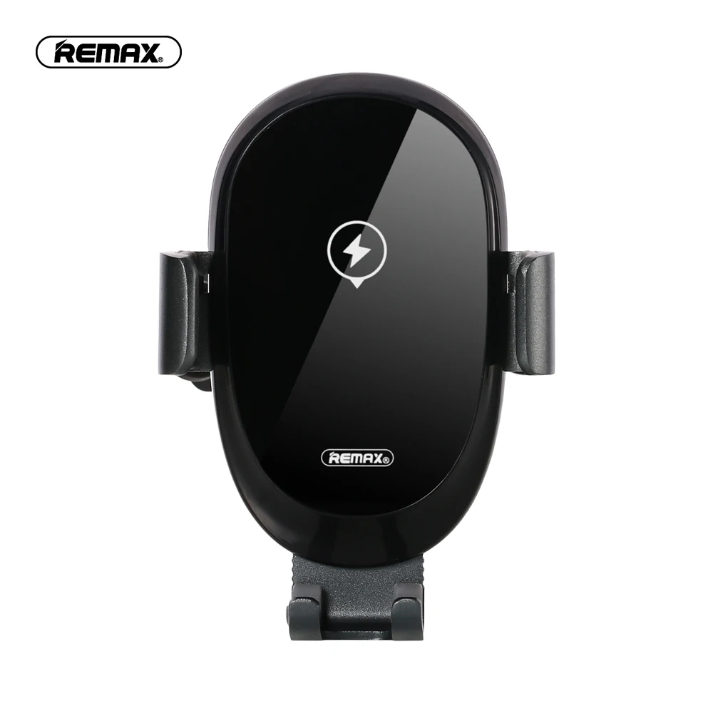 Remax Qi Car Wireless Charger For iPhone Xs Max Xr X Samsung S10 S9 Intelligent Infrared Fast Wirless Charging Car Phone Holder - Color: Holder