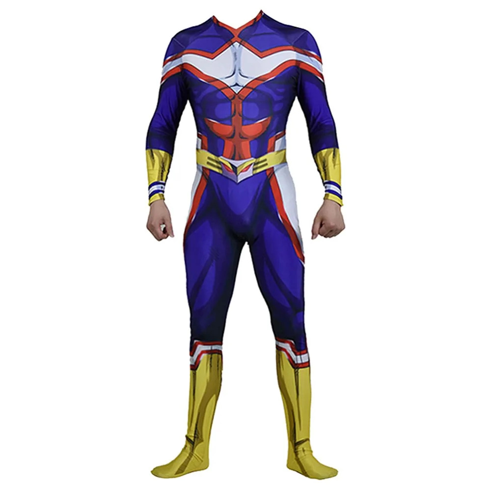All Might Cosplay Costume Men And Wowen Jumpsuit My Hero Academia Boku