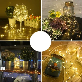 

2M 20 LED Battery Powered String Lights LED Fairy Lights for Christmas Party Decoration Holiday Light String