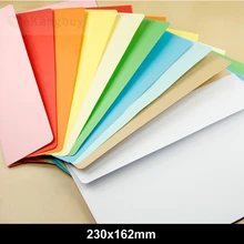 50 шт 230x162 мм(" x 6,3") 160 г цветные бумажные конверты свадебный бизнес-приглашение конверт