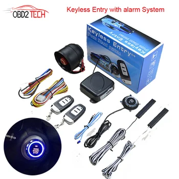 

PKE keyless Entry Car One button Start Stop Modification Remote Control Remote Ignition Preheating Refrigeration Car Anti-theft