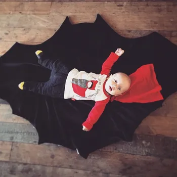 

Bat Shape Baby Play Mats Crawling Blanket Cotton Chilren Padded Racing Games Carpet Play Rug Toys Gifts For Kids