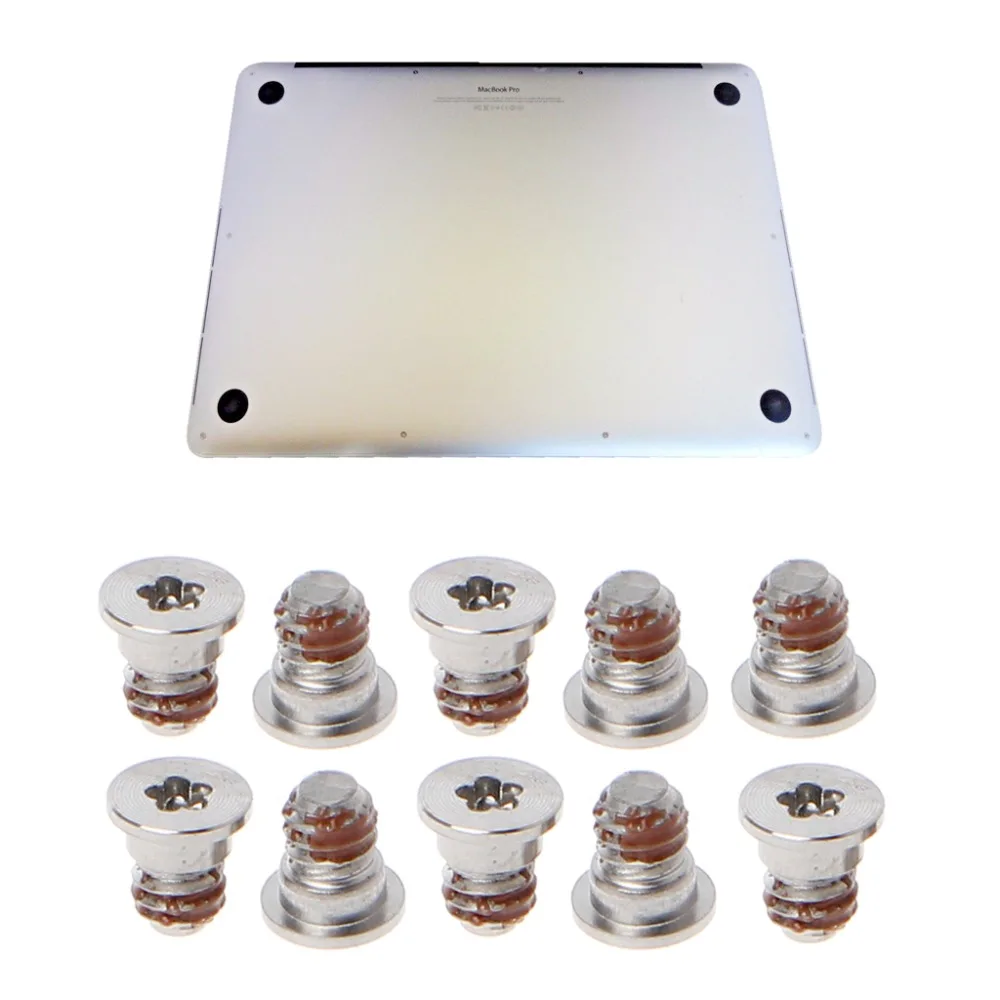 Ноутбук нижней части корпуса Винт для Macbook Pro Retina A1398 A1425 a1502 MC975 MC976 MD212 MD213 ME864 ME865 - изображение