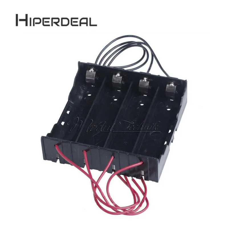 HIPERDEAL для 4x18650 аккумуляторная батарея пластиковый держатель батареи Коробка Для