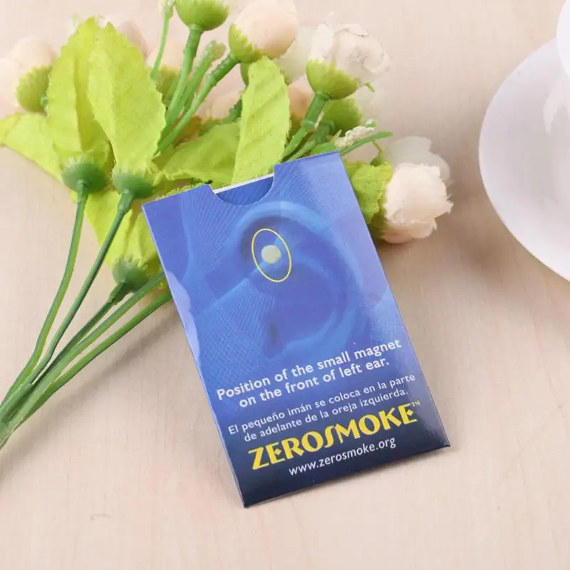 2 шт. Аурикулярные Zerosmoke магниты акупресерапия бросить магнит курение|Триммер для