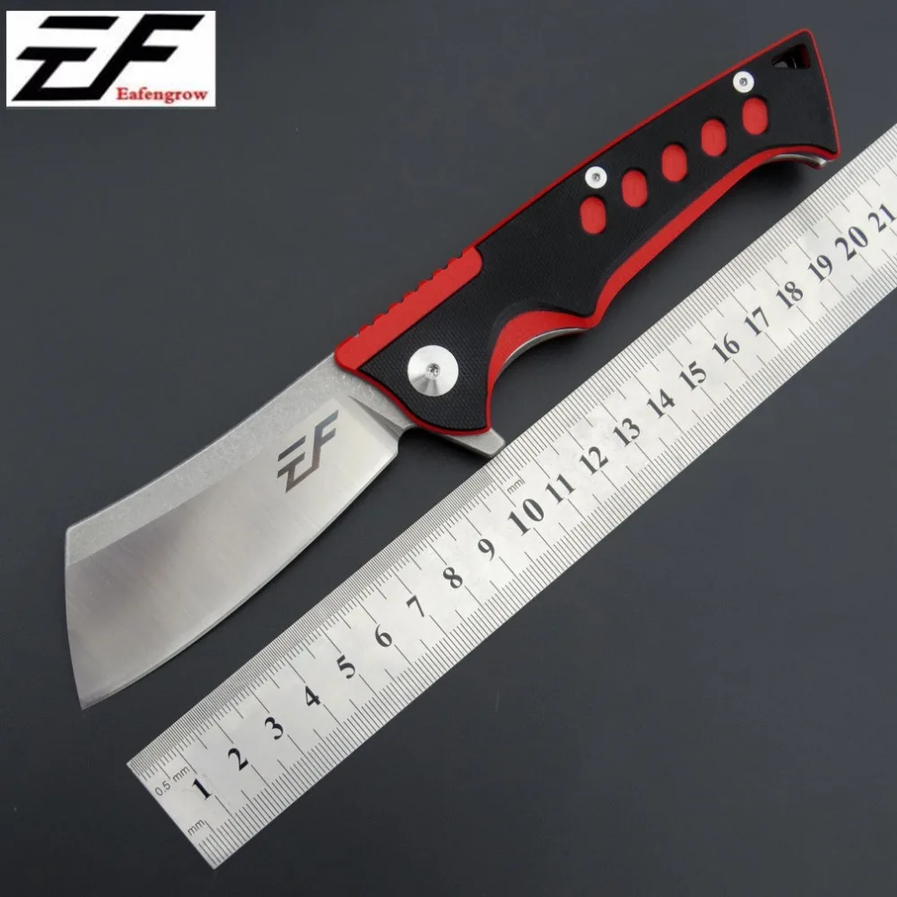 Eafengrow EF78 58-60HRC D2 лезвие G10 ручка складной нож для выживания, инструмент для кемпинга, карманный нож для охоты Тактический уличный инструмент EDC