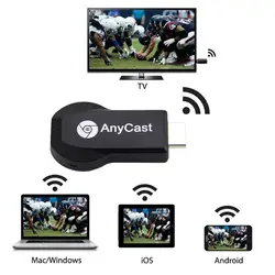 HD 1080 P AnyCast M2 Plus Airplay Wifi Дисплей приемник для ТВ-тюнера DLNA легкий обмен мини-Телевизор для Android, IOS, Windows XM66