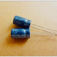 10 шт. 1 мкФ 160V FUJICON RA Серия 6x11 мм высокое качество Оригинальные 160V1uF Алюминиевые Электролитические Конденсаторы