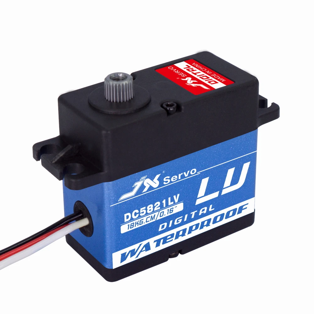 

JX DC5821LV 20KG Full waterproof mental gear servo for 1:8 1:10 Scaler Buggy Crawler TRX-4 SCX10 D90 RC car