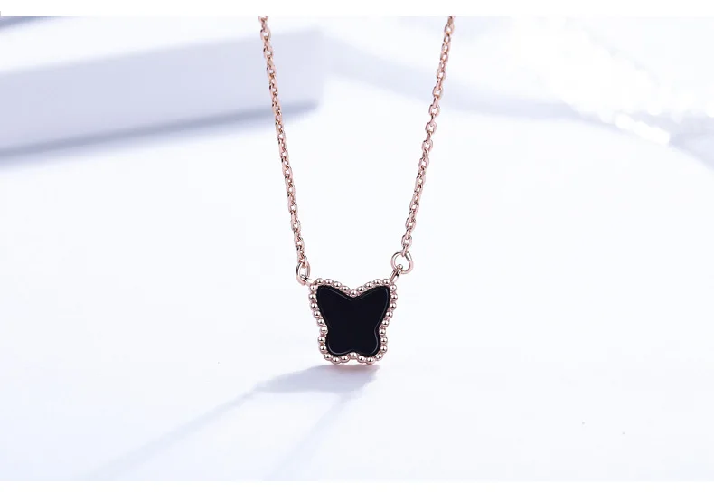 butterfly pendant S925 silver pendant for necklace 6
