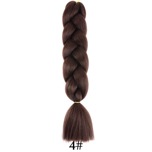Aigemei, огромные косички, вязанные крючком, косички, волосы, синтетические, вязанные волосы для наращивания, 24 дюйма, высокая температура, Омбре, косички, волосы для женщин - Цвет: P8/613