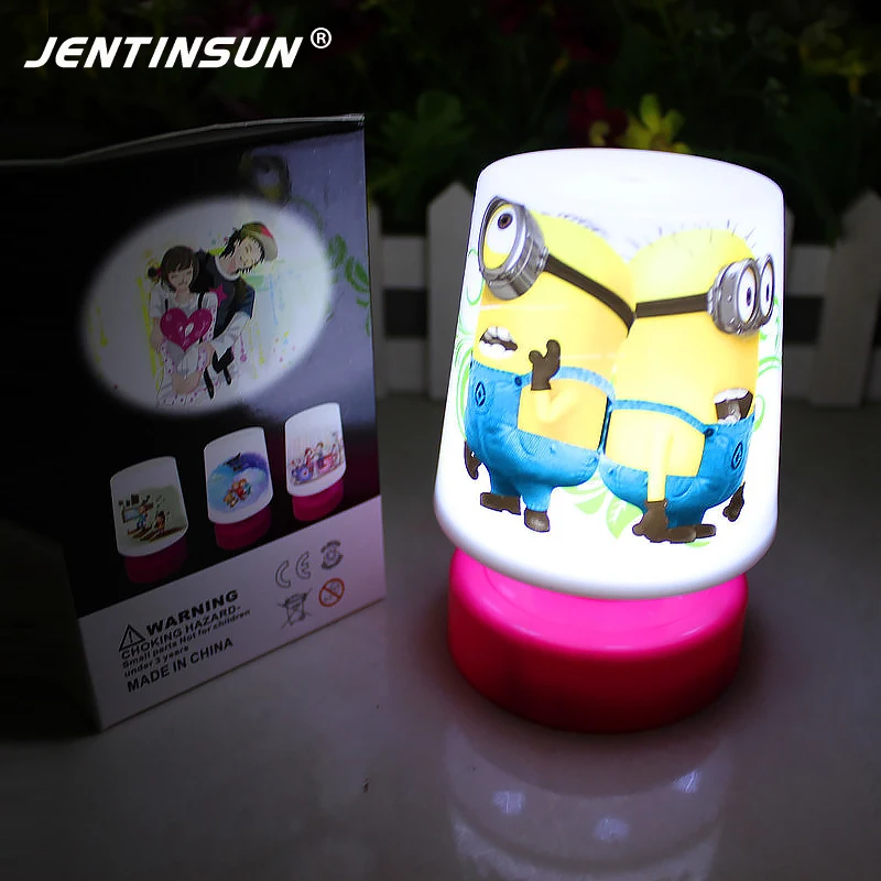 Мини-мультфильм Миньоны LED ночник небольшой Симпатичные настольные лампы