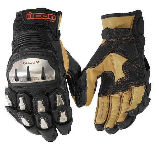 アイコンtimax 2短いデザインチタン合金レザーカンガルーレーシンググローブオートバイ手袋黒 Gloves Wow Motorcycle Heelsmotorcycle Gloves Winter Aliexpress